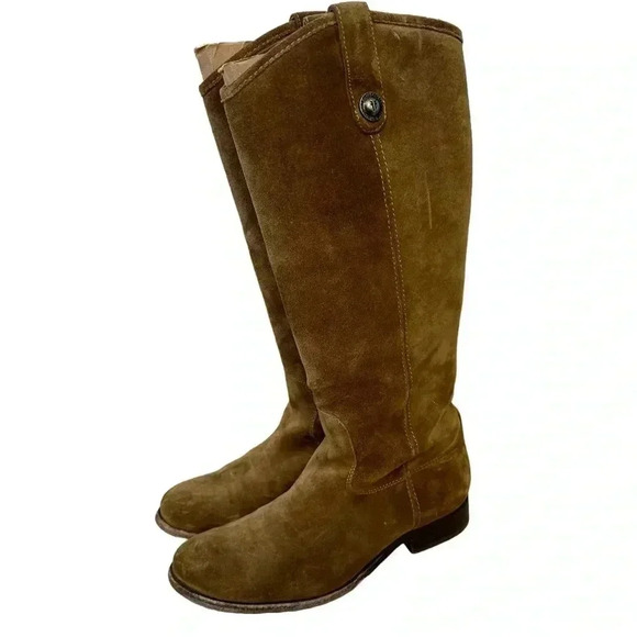 FRYE Melissa Button Leather Boots - Picture 2 of 12